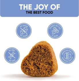 Calming Chews for Dogs with Hemp Oil Aid During Thunderstorm Separation Car Rides Hip and Joint Health Tasty Dog Calming Treats 180 Peanut Butter